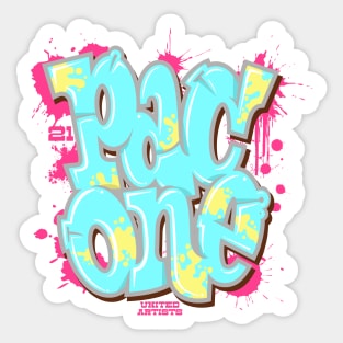 Pac One Whoop Sticker